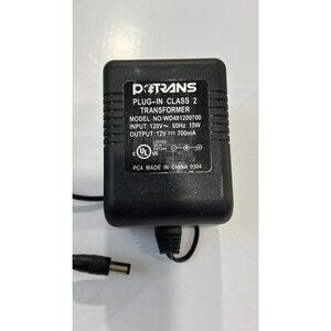 Potrans WD481200700 AC Adapter Power Supply Output 12V 12 Volt 700mA Transformer